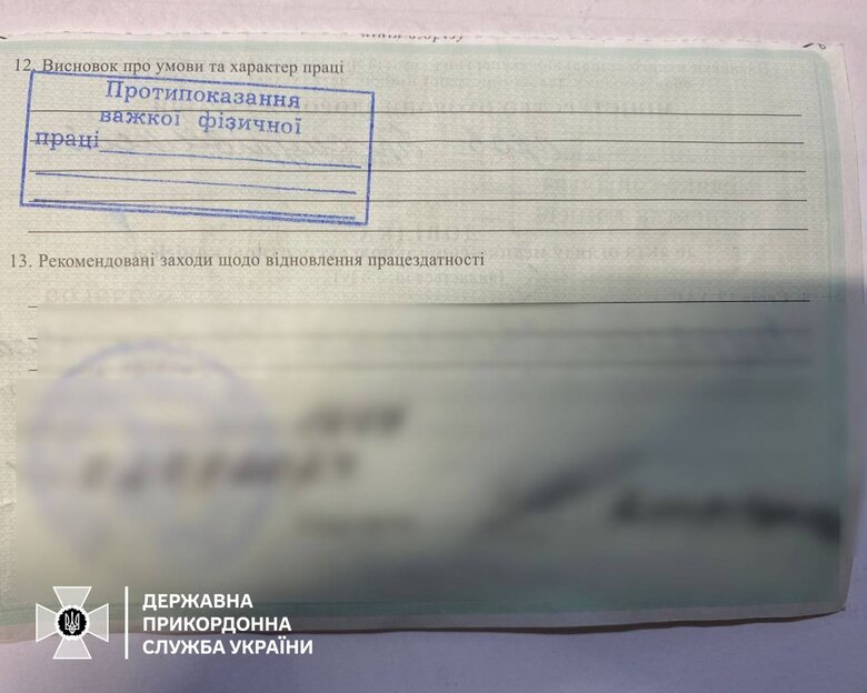 Forged documents at the border