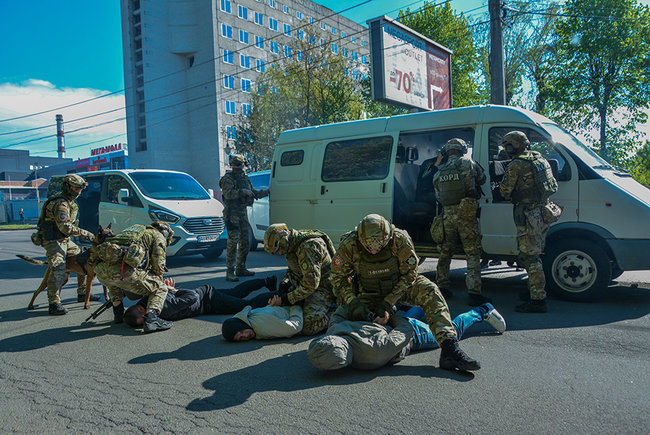 Антитеррористические учения прошли в Виннице 01