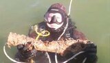 Затонувшее судно времен Второй мировой войны со снарядами обнаружили в курортном поселке на Одесчине, - ГСЧС. ФОТОрепортаж