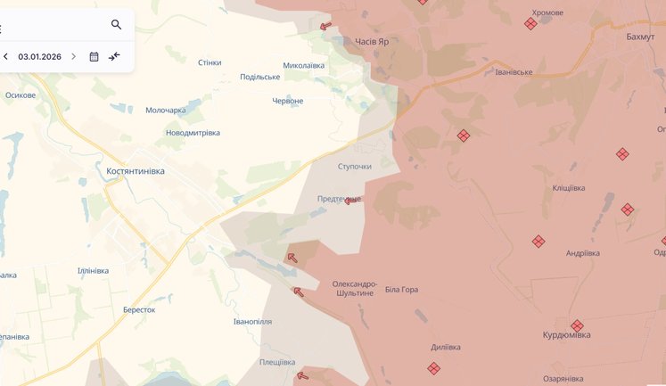 Враг продвинулся вблизи Степной Новоселовки и Константиновки, - DeepState. КАРТА