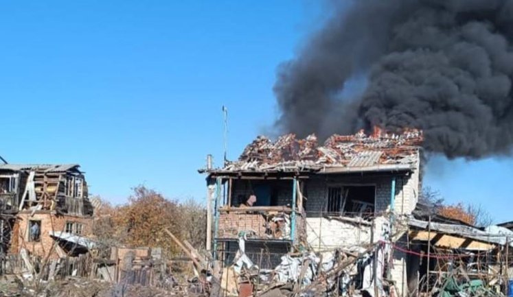 Russian troops struck the Kupiansk district: one person was killed and two were wounded. PHOTO