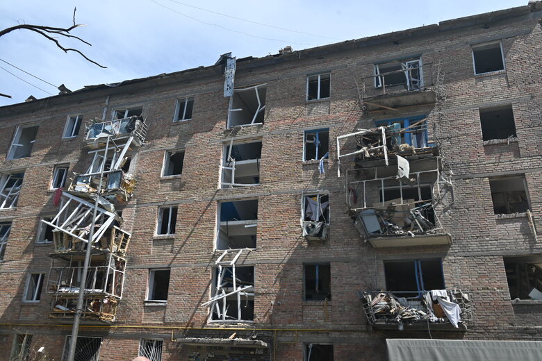 удар по будинку у Шевченківському районі Києва