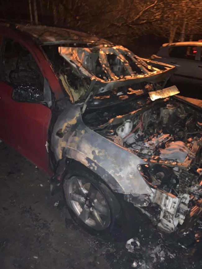 Соосновательнице Батьки SOS Парфеновой ночью сожгли автомобиль 06