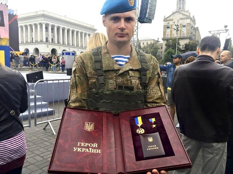 Памяті загиблого 3 березня в бою за Гостомель Героя України Валерія Чибінєєва 05