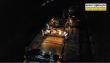 Під час ремонту траси Н-14 на Миколаївщині бетон укладають по ночах, - "Укравтодор". ФОТОрепортаж
