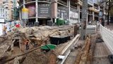 В Киеве временно перекрыли Круглоуниверситетскую улицу для замены коммуникаций