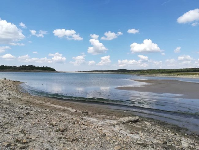 Блогер показал, что осталось от Симферопольского водохранилища: Лужица 02