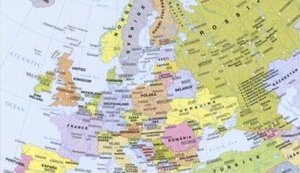 У німецькому атласі Європи окупований Крим зображений частиною РФ. СКРИНШОТ