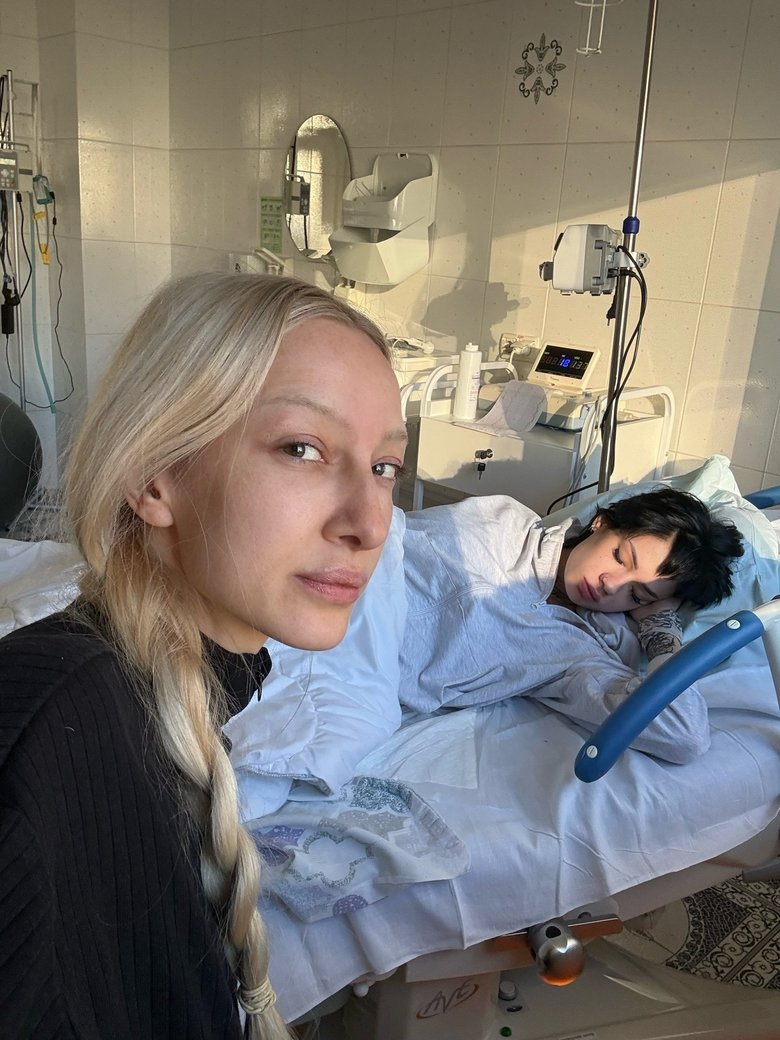 Soldier Eva Smirnova has given birth to a son