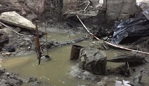 Раскоп на Почтовой площади в Киеве начало затапливать, - Гусовский. ФОТО