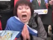 "ПУТИН СПАСИ" Крымчане приглашают Путина на митинг