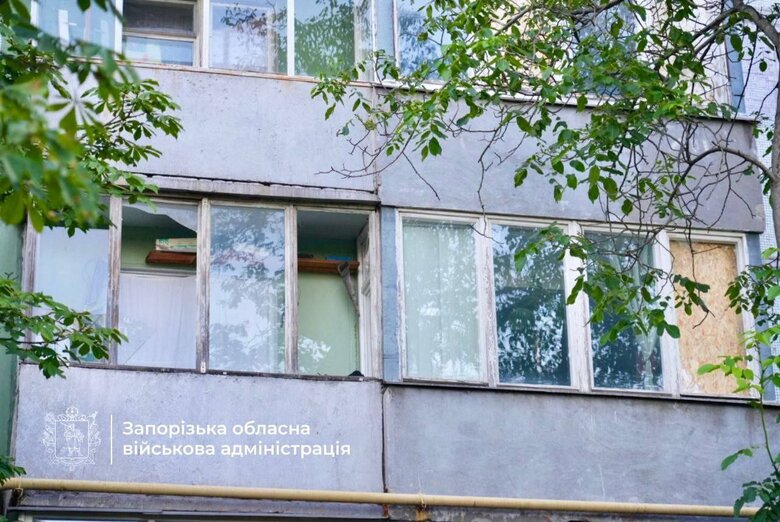 наслідки атаки на Запоріжжя