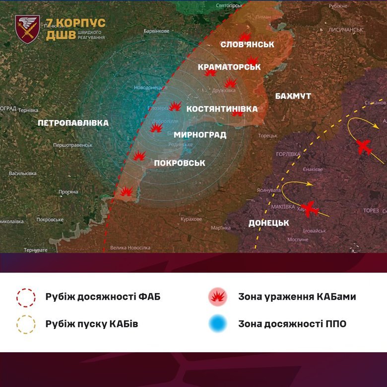 Використання РФ КАБів на Покровському напрямку