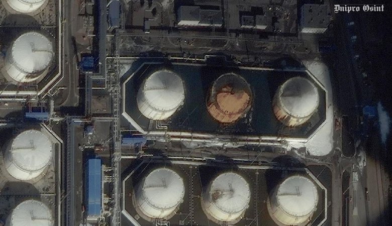 Супутникові знімки порту Усть-Луга