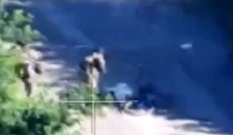 Occupiers shot civilian on bicycle in village of Torske in Donetsk region. VIDEO from drone