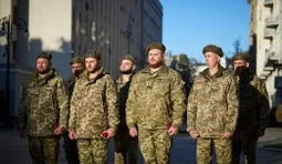 The President awarded the sappers