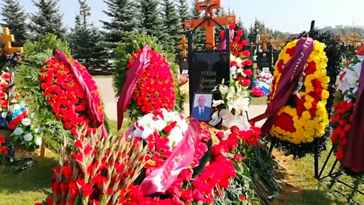 Terrorist Utkin, after whom Wagner PMC was named, was buried in Russia 03