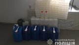 Кіберполіціїя Харківщини виявила кустарне виробництво антисептика: ділки встигли продати 2 тис. літрів. ФОТОрепортаж