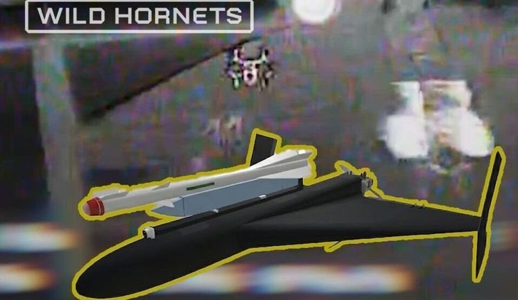 Экипаж "Сапсан" с помощью дрона-перехватчика STING сбил российский "Шахед" с ракетой Р-60. ВИДЕО