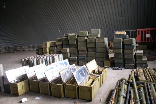 Huge arms cache found at Zaporizhia city area 04