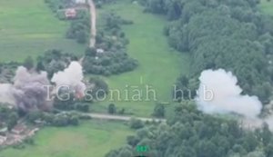 Пілоти МіГ-29 знищили позиції операторів БпЛА та склад дронів окупантів на північному напрямку. ВIДЕО