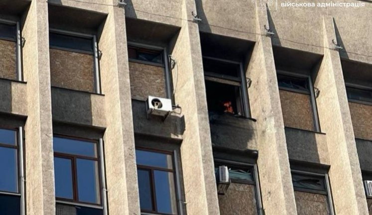 Occupiers strike building of Zaporizhzhia Regional State Administration again – Ivan Fedorov (updated)