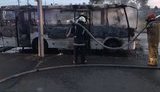 Маршрутка горела в Киеве: пострадал водитель, - ГСЧС. ФОТО