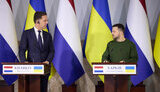 Прем’єр-міністр Нідерландів Марк Рютте та президент України Володимир Зеленський