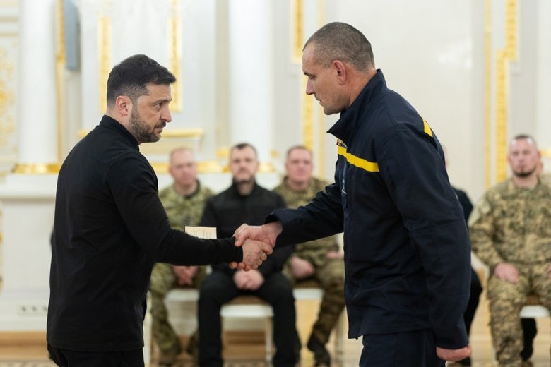 Награждение защитников