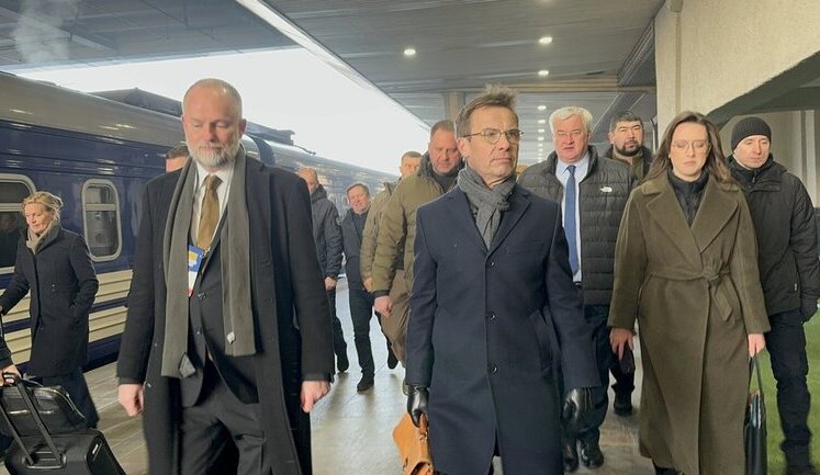 Leaders of Finland, Denmark, Iceland, Norway and Sweden arrive in Kyiv. PHOTOS