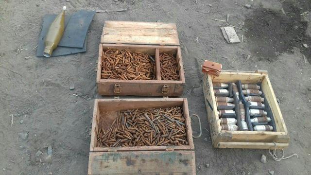 Два тайника с боеприпасами выявлены на Донбассе, - СБУ 03