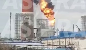 Газоперерабатывающий завод снова горит в Оренбурге: 19 октября его атаковали БпЛА. ВИДЕО