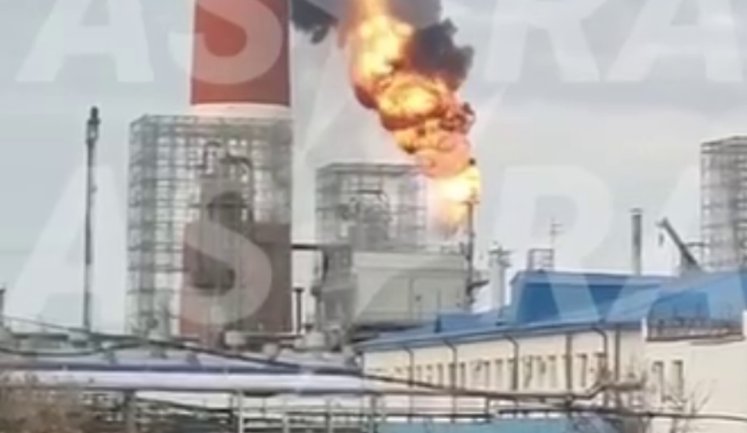 Газоперерабатывающий завод снова горит в Оренбурге: 19 октября его атаковали БпЛА. ВИДЕО