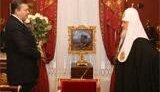 Патриарх Кирилл поздравил Януковича с победой на президентских выборах