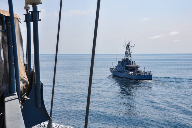 Корабельная группа ВМС Украины осуществила переход Черным морем в грузинский порт Поти 02 Корабельная группа ВМС Украины осуществила переход Черным морем в грузинский порт Поти 02