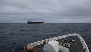 Russia stated that the US had no right to detain the Bella-1 tanker flying the Russian flag