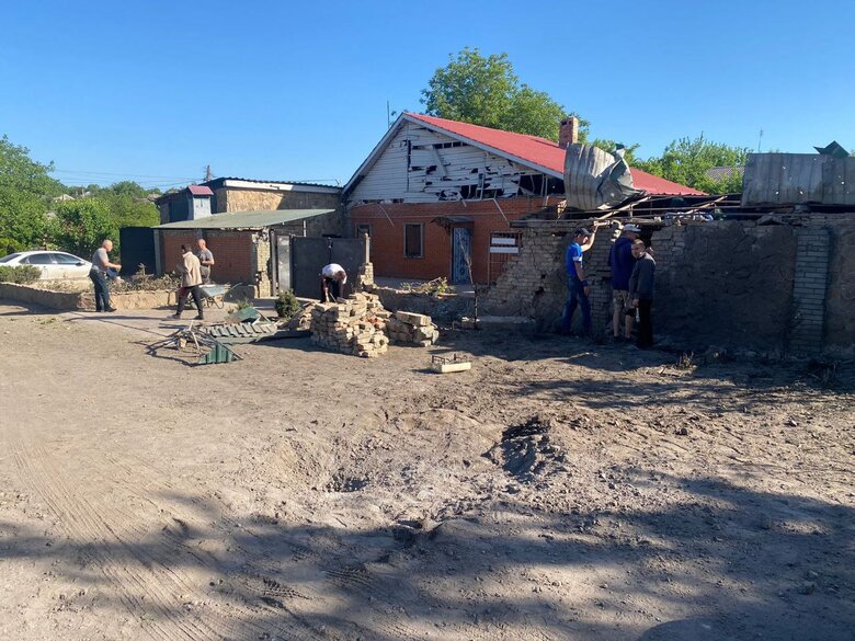 Наслідки обстрілів Донеччини 2 травня