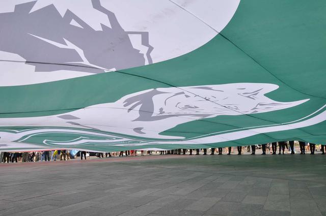 Ukrainian soldiers celebrated Day of Ichkeria victory over Russian occupants in Grozny 13