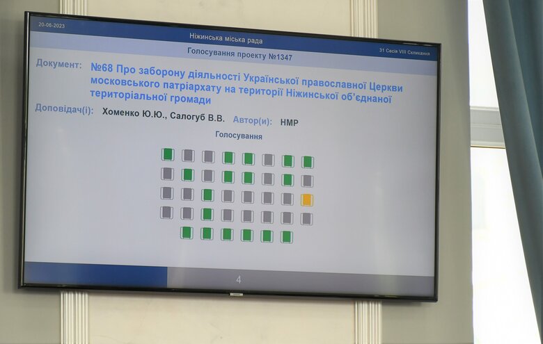 Міськрада Ніжина не змогла заборонити діяльність УПЦ МП 02