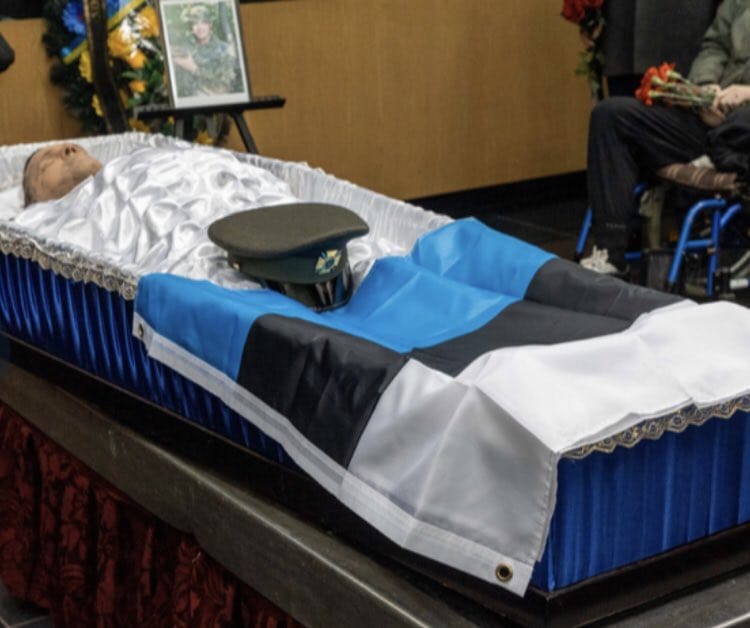 Поховали естонського воїна-добровольця Іво Юрака, який загинув під Бахмутом, захищаючи Україну 01