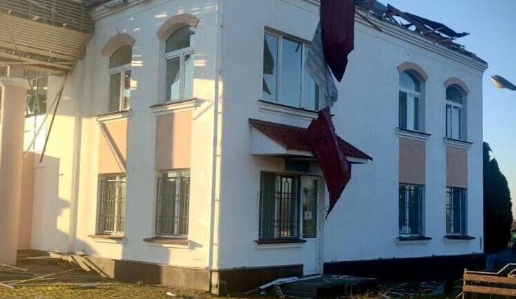 Russians attack Semenivka district in Chernihiv region with drones - infrastructure damaged. PHOTOS
