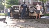 Minibus with city council member behind wheel explodes in Dnipropetrovsk region. PHOTOS