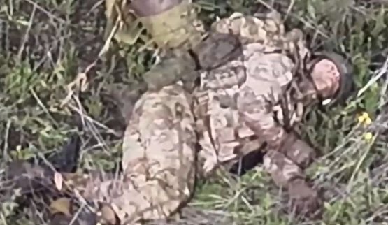 росіянин після атаки дрона