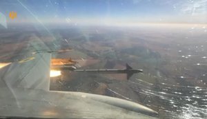 Украинские истребители F-16 сбивают российские ракеты. ВИДЕО