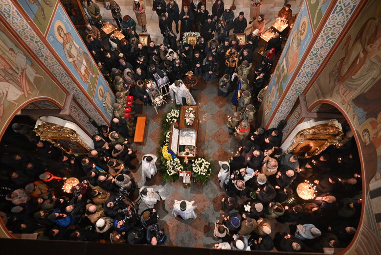 Farewell to warrior and poet Maksym Kryvtsov was held in Kyiv 06