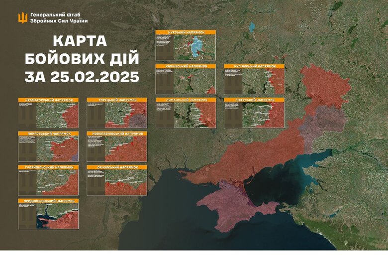 General Staff of the map