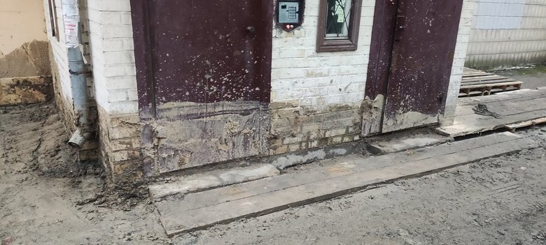 Зсув на Печерському узвозі