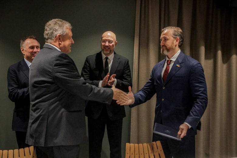 Shmyhal met with Norwegian Defence Minister Sandvik