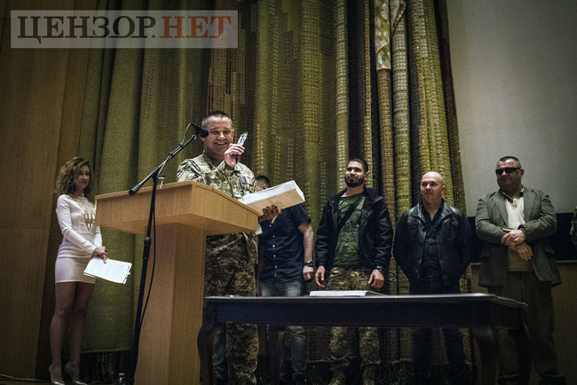 Четырехлетие боевого 17 отдельного мотопехотного батальона торжественно отметили в Киеве 08