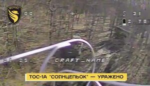 Пограничники поразили российскую ТОС "Солнцепек", а также БТР-82А на Харьковщине. ВИДЕО